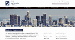 Desktop Screenshot of maloneyfirm.com